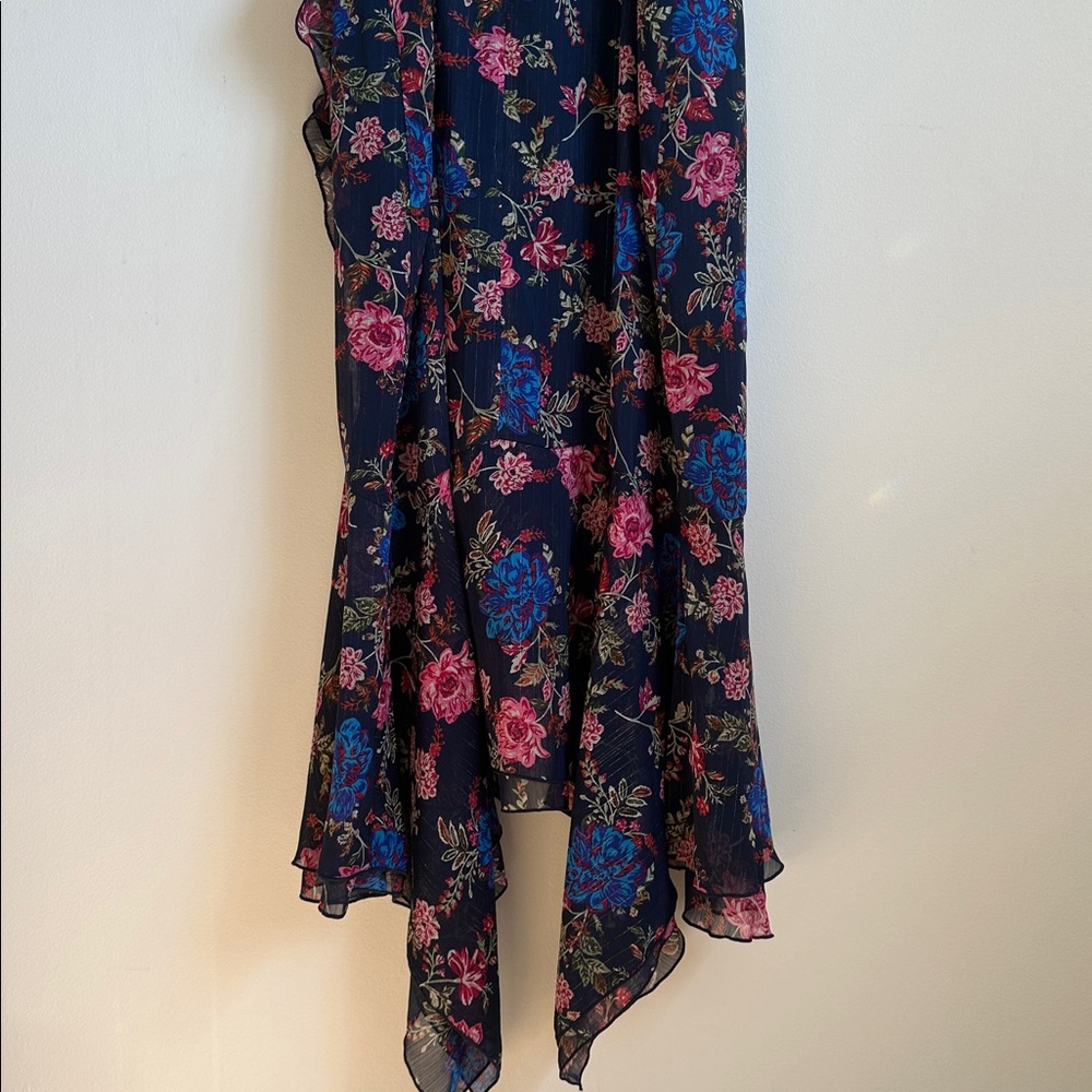WAYF Issy Ruffle Strap Midi Dress SIZE S - Picture 14 of 15